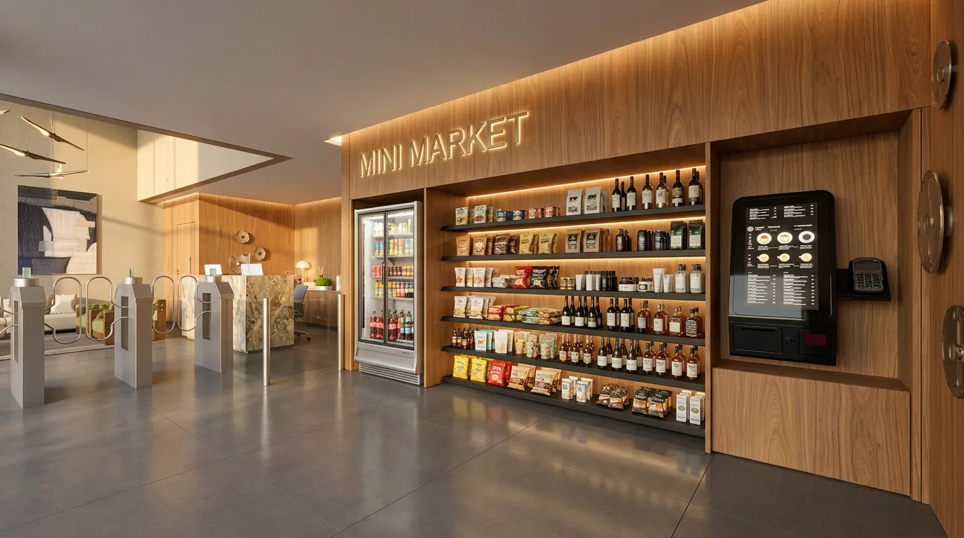 Mini market no lobby